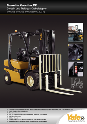 Stivuitoare frontale LPG Yale GLP 35VX Base