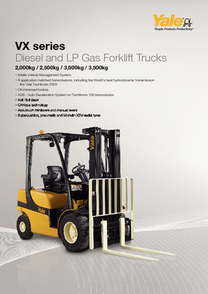 Stivuitoare frontale LPG Yale GLP 35VX Base