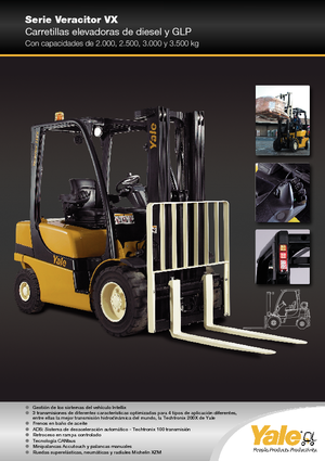 Stivuitoare frontale LPG Yale GLP 35VX Base