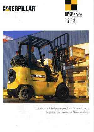 Stivuitoare frontale LPG Caterpillar GP 18 K