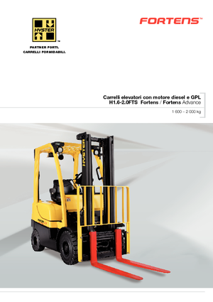 Stivuitoare frontale LPG Hyster H1.8FT