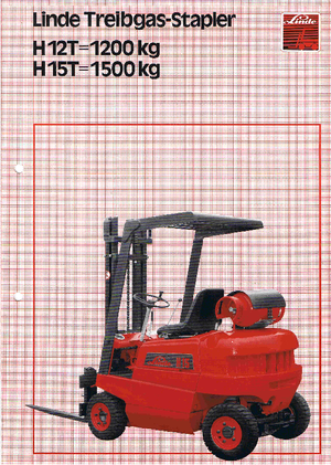 Stivuitoare frontale LPG Linde H 15 T