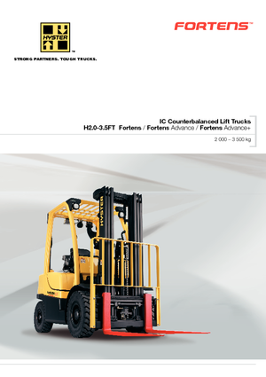 Stivuitoare frontale LPG Hyster H 2.5 FT