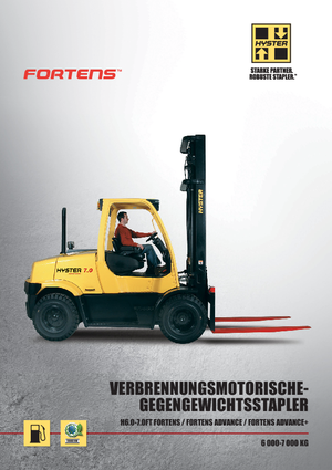 Stivuitoare frontale LPG Hyster H6.0FT
