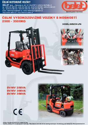 Stivuitoare frontale LPG Belet MV 30 BVB