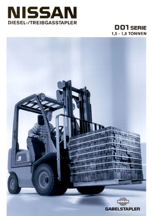 Stivuitoare frontale LPG Nissan PD 01 A 15 PQ