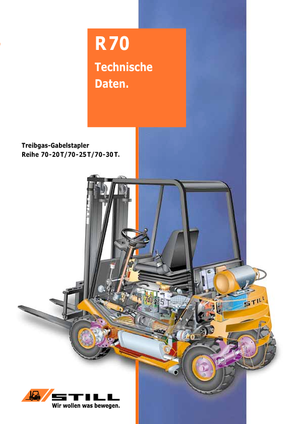 Stivuitoare frontale LPG Still R 70-25 T