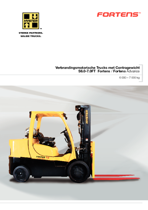 Stivuitoare frontale LPG Hyster S6.0FT