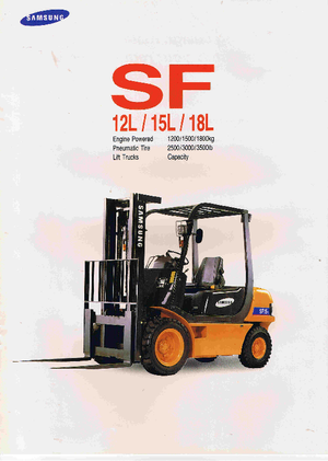 Stivuitoare frontale LPG Samsung SF 18 L