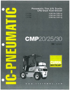 Stivuitoare frontale diesel Clark CMP 25 L