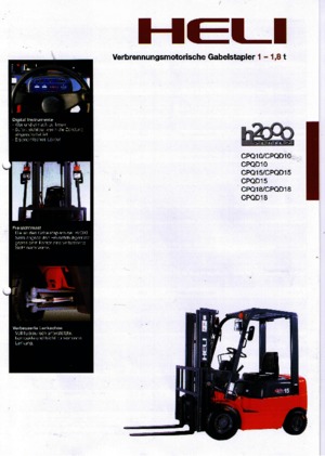 Stivuitoare frontale LPG Heli CPQD 15