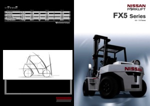 Stivuitoare frontale LPG Nissan FX 5-50