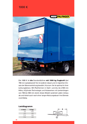 Platforme de încărcare MBB Palfinger 1000 K