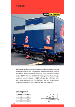 Platforme de încărcare MBB Palfinger 1500 KL