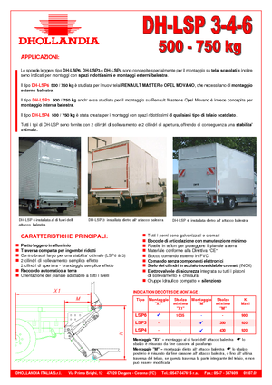 Platforme de încărcare Dhollandia DH-LSP 3-4-6
