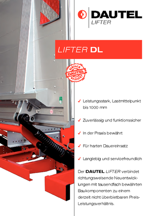 Platforme de încărcare DAUTEL DL 1000 L Typ C