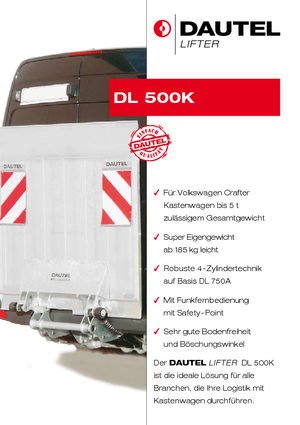 Platforme de încărcare DAUTEL DL 500 K/ 750 K