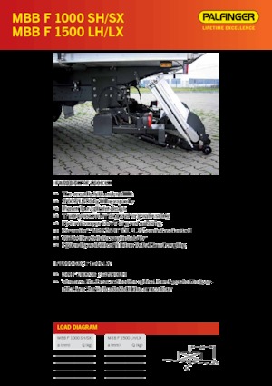 Platforme de încărcare MBB Palfinger MBB F 1000 SH