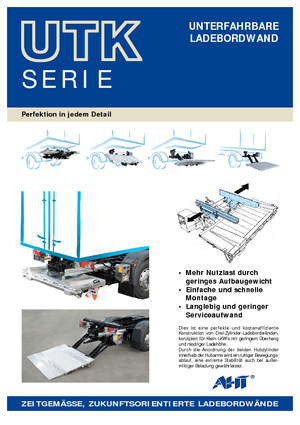 Platforme de încărcare AHT UTK 1500 ST/AL