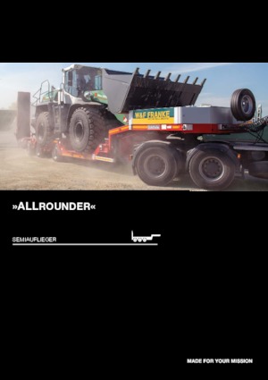 Semi-trailere cu platformă joasă Goldhofer ALLROUNDER