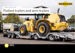 Semi-trailere cu platformă joasă Humbaur HTS 30 G