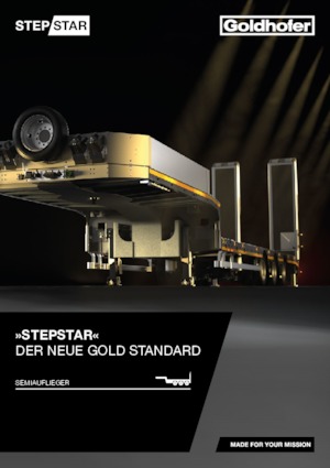 Semi-trailere cu platformă joasă Goldhofer STEPSTAR