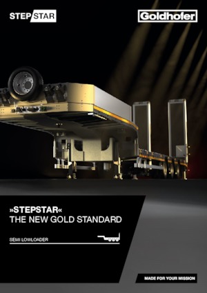 Semi-trailere cu platformă joasă Goldhofer STEPSTAR