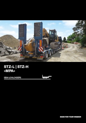 Semi-trailere cu platformă joasă Goldhofer MPA