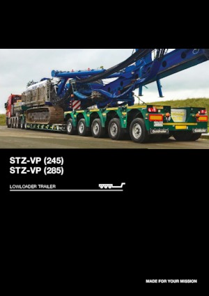 Semi-trailere cu platformă joasă Goldhofer STZ-VP 245