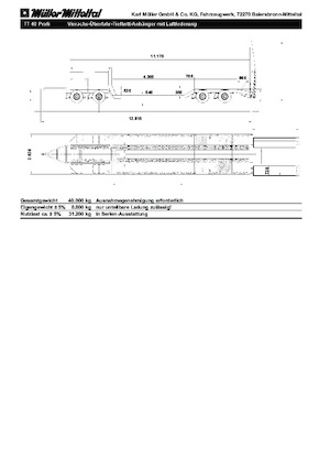 Semi-trailere cu platformă joasă Müller Mitteltal TT 40 Profi