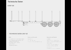 Trailere cu platformă joasă Doll LOGO 14