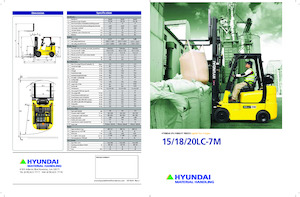 Stivuitoare frontale LPG Hyundai 18LC-7M