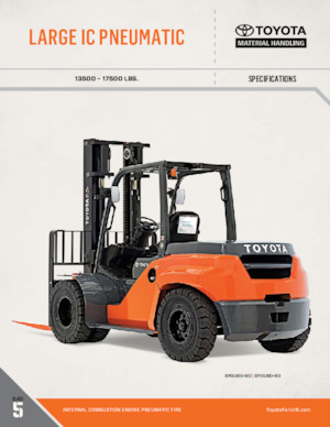 Stivuitoare frontale LPG Toyota 8FG70U