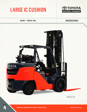 Stivuitoare frontale LPG Toyota 8FGC70U