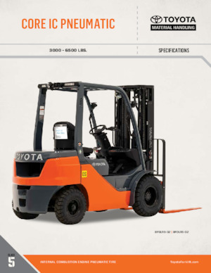 Stivuitoare frontale LPG Toyota 8FGU15