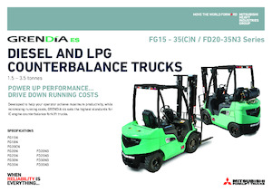 Stivuitoare frontale LPG Mitsubishi FG20CN