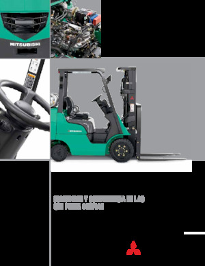 Stivuitoare frontale LPG Mitsubishi FGC18N