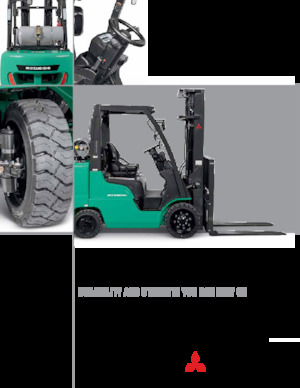 Stivuitoare frontale LPG Mitsubishi FGC35CN