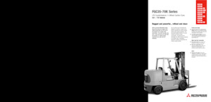 Stivuitoare frontale LPG Mitsubishi FGC55K