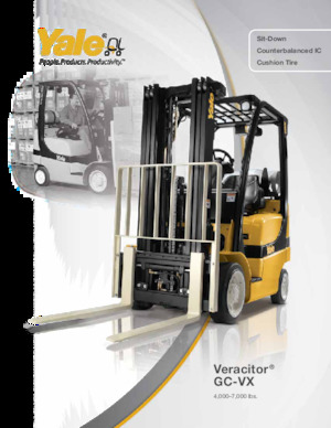 Stivuitoare frontale LPG Yale GC055VX