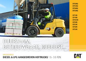 Stivuitoare frontale LPG Caterpillar GP35N 