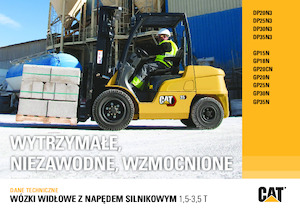 Stivuitoare frontale LPG Caterpillar GP35N 