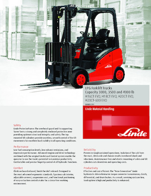 Stivuitoare frontale LPG Linde H20T CT