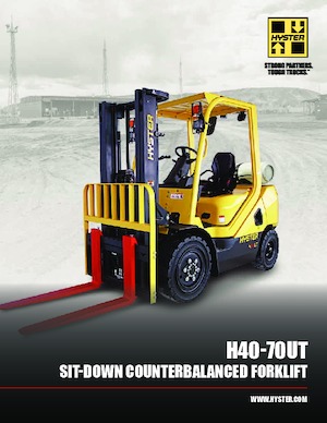 Stivuitoare frontale LPG Hyster H4.0UT 