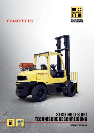 Stivuitoare frontale LPG Hyster H8.0FTS