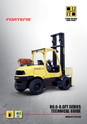 Stivuitoare frontale LPG Hyster H8.0FTS