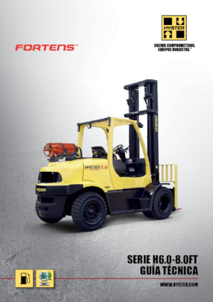 Stivuitoare frontale LPG Hyster H8.0FTS
