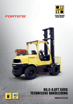 Stivuitoare frontale LPG Hyster H8.0FTS