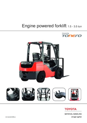 Stivuitoare frontale LPG Toyota 02-8 FGF 20 