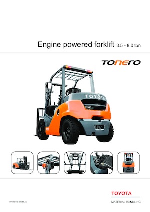 Stivuitoare frontale LPG Toyota 8 FG 35N 